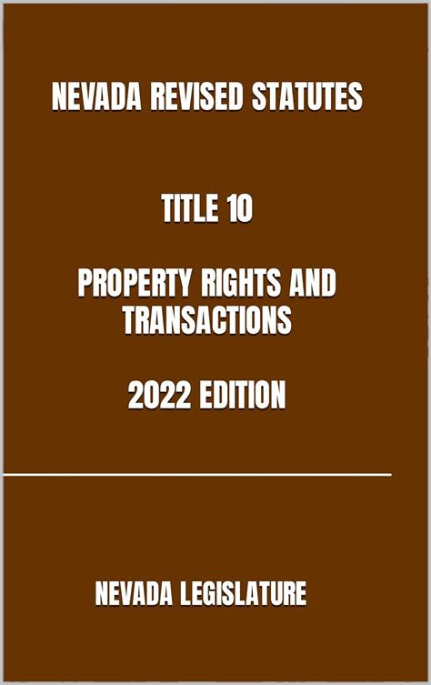 Nevada Revised Statutes Chapter 465 (2022) .